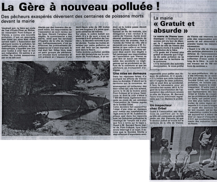 Journal de Vienne 09-09-1985
